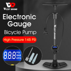 WEST BIKING e-bike Cycling Bicycle Pump Other BIking Bicycle Accessories Air Tire Pump With Electronic Pump Bicycle Accessories
