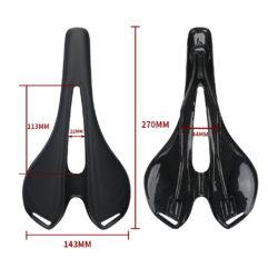2022 Hot Selling Leather Saddle Road Bike Black White Red Mtb Seat Cycling Comfort Soft Bicycle Saddle
